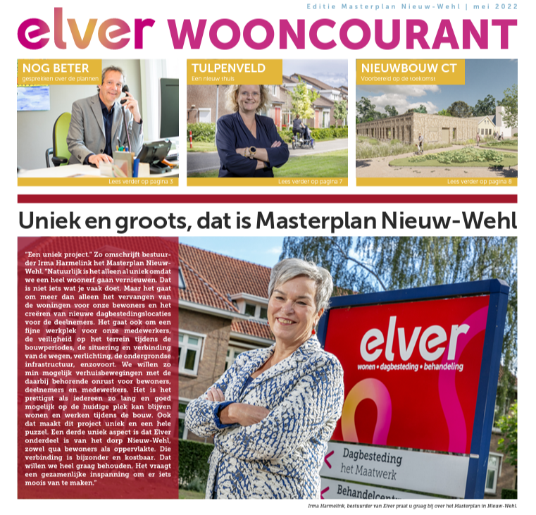 Elver wooncourant editie Nieuw-Wehl, voorkant